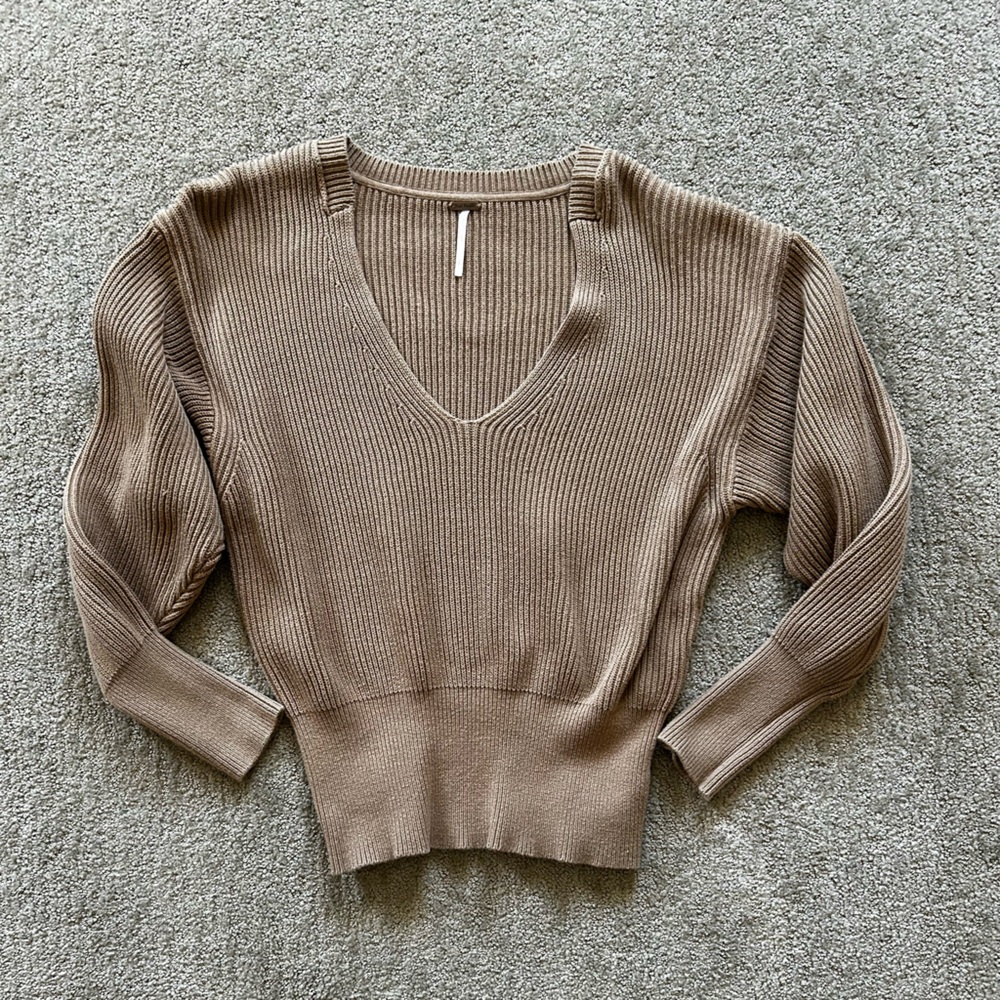 Free People | Sweater | Tan | Small